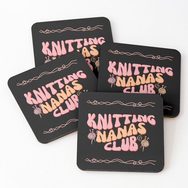 Item preview, Retro Knitter Life - Knitting Nanas Club designed and sold by humnoo.