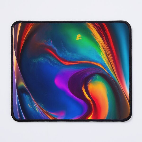 Item preview, Vibrant Cosmic Wave Encased in Motion designed and sold by ArtComixHaven.