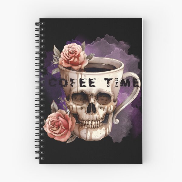 Item preview, Gothic Coffee Time Halloween Sticker designed and sold by Klaudesign.