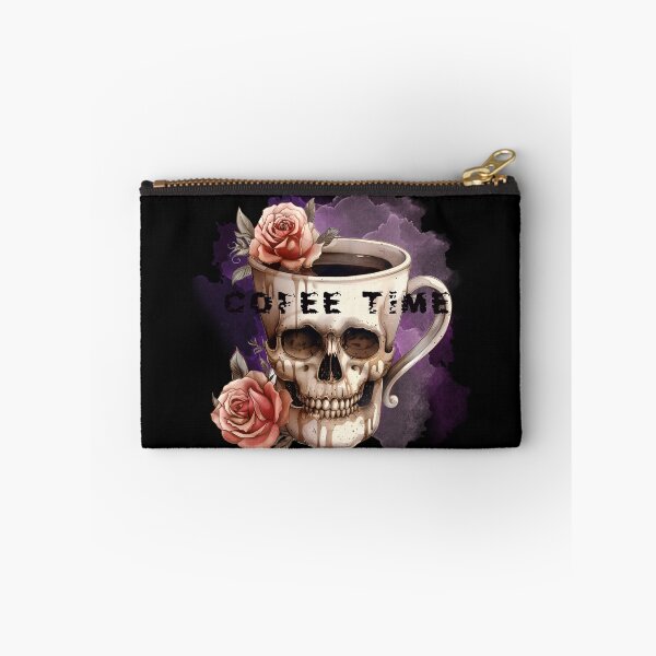 Item preview, Gothic Coffee Time Halloween Sticker designed and sold by Klaudesign.