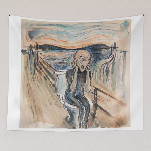 Item preview, Screaming in the restroom 1 designed and sold by yumas.