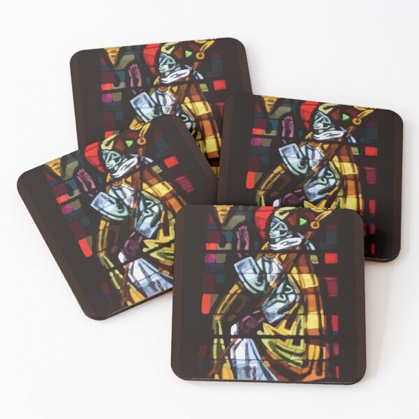 Item preview, Medieval Stained Glass Art of Saint Willibrord designed and sold by Historic-Art.