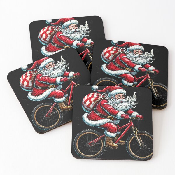 Item preview, Santa Claus on a Bike - Festive and Fun Ride designed and sold by Aredbox.