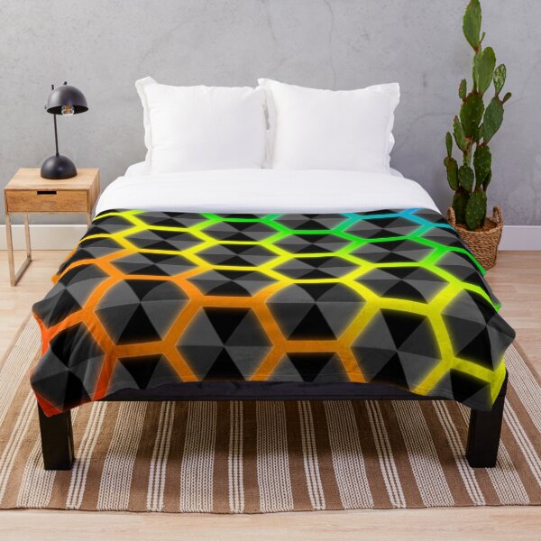 Item preview, Rainbow Hexagon Honeycomb Gamer Pattern  designed and sold by PhyrexiaB.