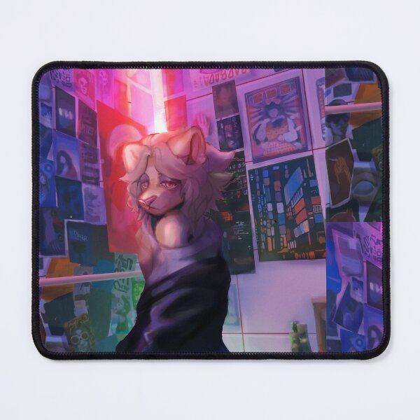 Item preview, Estética de fursona vaporwave designed and sold by M-ko-shi.