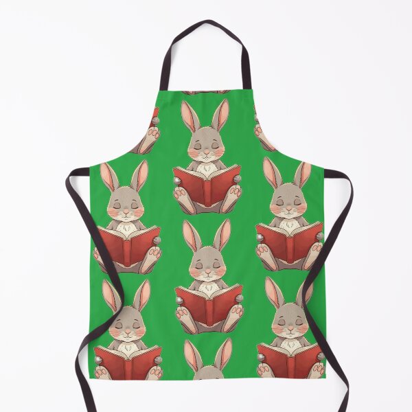 Item preview, Green Large Rabbit Reading designed and sold by wintervsfall.