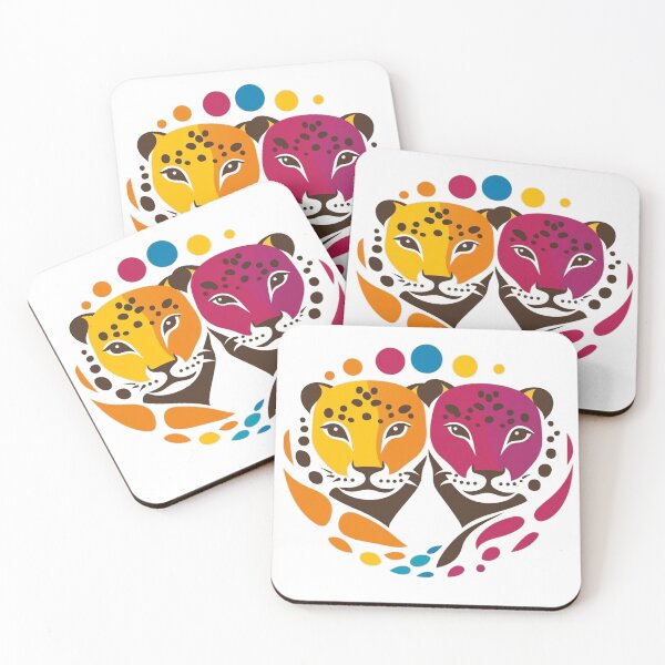 Item preview, Twin Leopards  designed and sold by MateLDN.