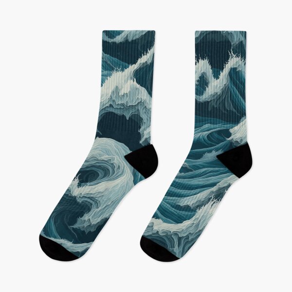 Item preview, blue sea background waves vintage  designed and sold by jkrphoto.