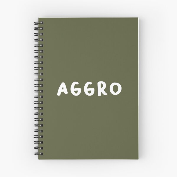 Item preview, Aggro - Aggressive, Angry | Australian Slang | Handwritten Font designed and sold by RM-Journey.