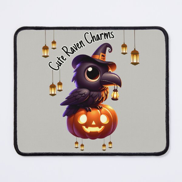 Item preview, Charming Raven Lantern: Cute Halloween Design designed and sold by Dantin.