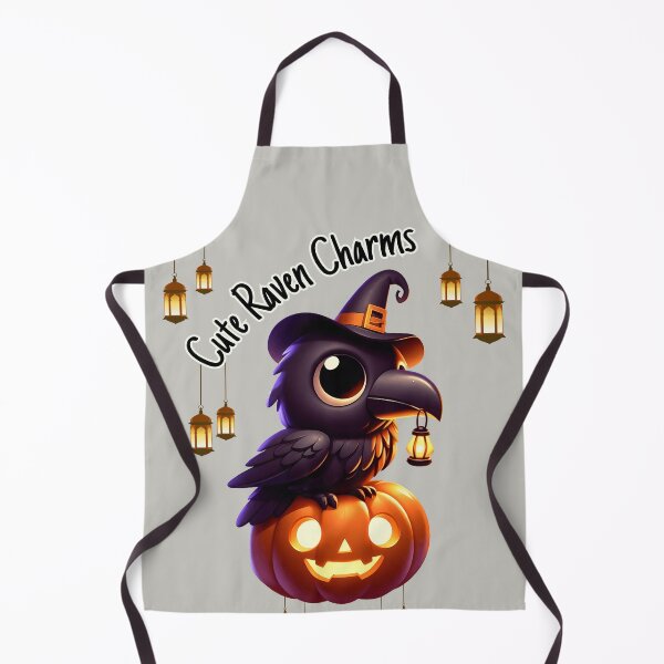 Item preview, Charming Raven Lantern: Cute Halloween Design designed and sold by Dantin.