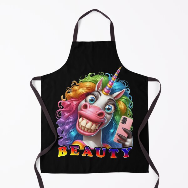 Item preview, Selfie Queen Unicorn - Rainbow unicorn with smartphone designed and sold by posterflunz.