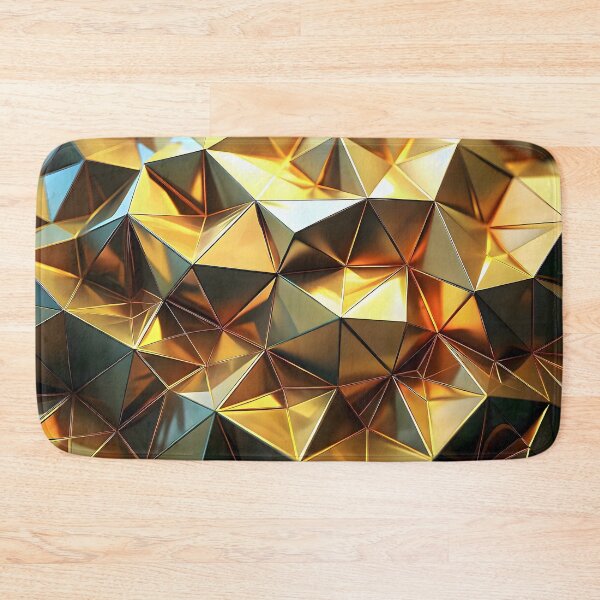 Item preview, Beautiful golden 3D pattern with metallic reflections designed and sold by Rostislav Bouda.