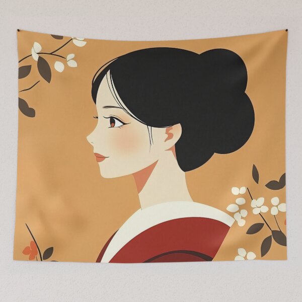Item preview, Japanese woman | Anime style designed and sold by ComicsFactory.