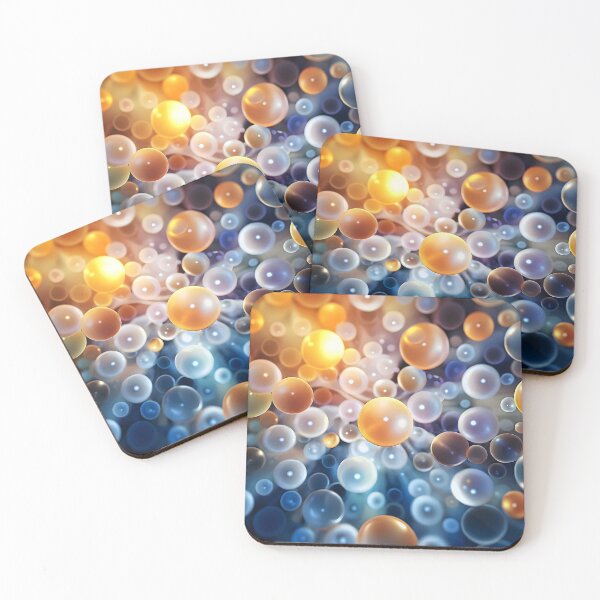Item preview, Pattern of many coloured orange and blue balls designed and sold by Rostislav Bouda.