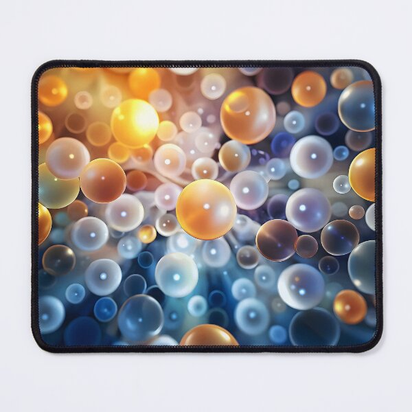 Item preview, Pattern of many coloured orange and blue balls designed and sold by Rostislav Bouda.
