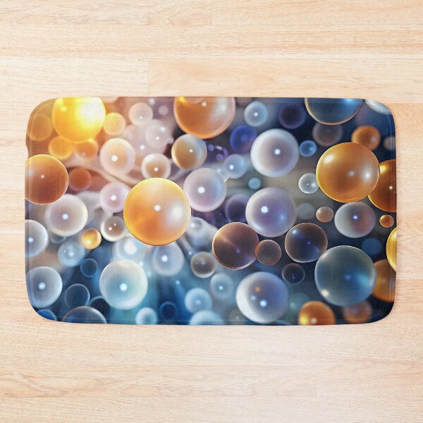 Item preview, Pattern of many coloured orange and blue balls designed and sold by Rostislav Bouda.