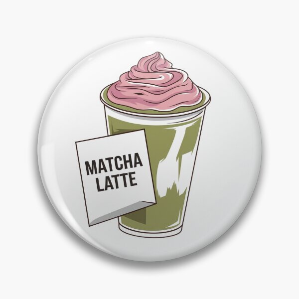 Artikelvorschau, Matcha-Latte-Aufkleber entworfen und verkauft von ArtQueen777.