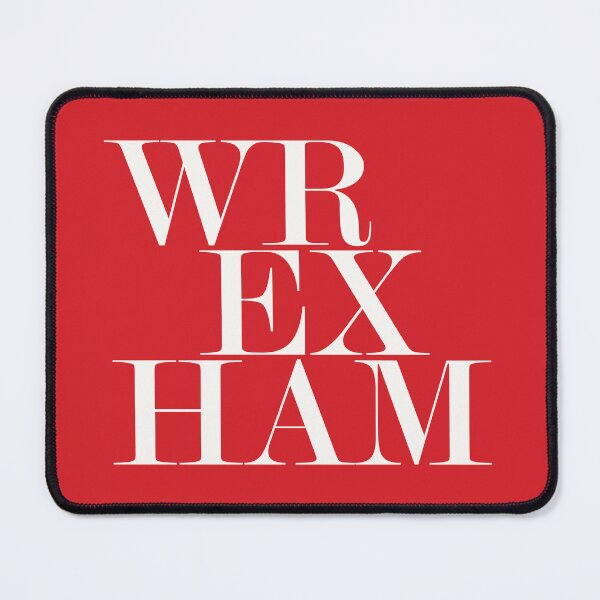Item preview, Wrexham (Red) Typography Minimalist Patriotic Travel Souvenir designed and sold by kakarikihill.