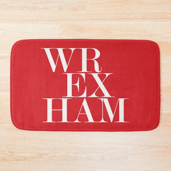 Item preview, Wrexham (Red) Typography Minimalist Patriotic Travel Souvenir designed and sold by kakarikihill.