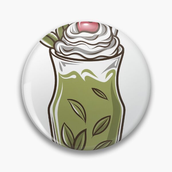 Item preview, Matcha Latte Bliss Sticker designed and sold by ArtQueen777.