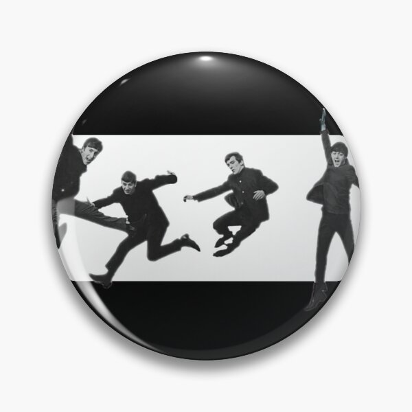 Item preview, Jumping Beatles on Black and White designed and sold by Fuzzdandy Designs.