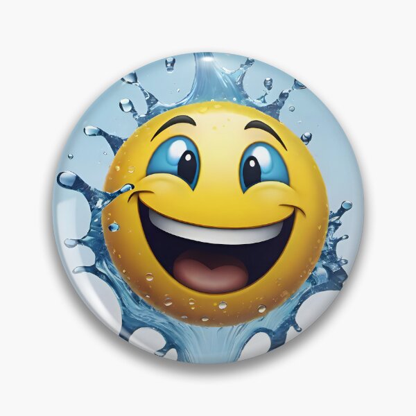 Item preview, Happy Splashing Emoji designed and sold by Illuminatium.