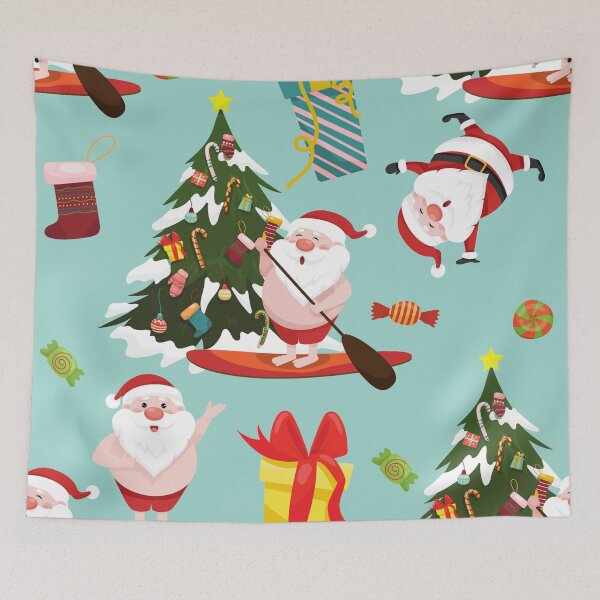 Item preview, stand-up paddleboarding surf santa navidad designed and sold by Gossip Rag.