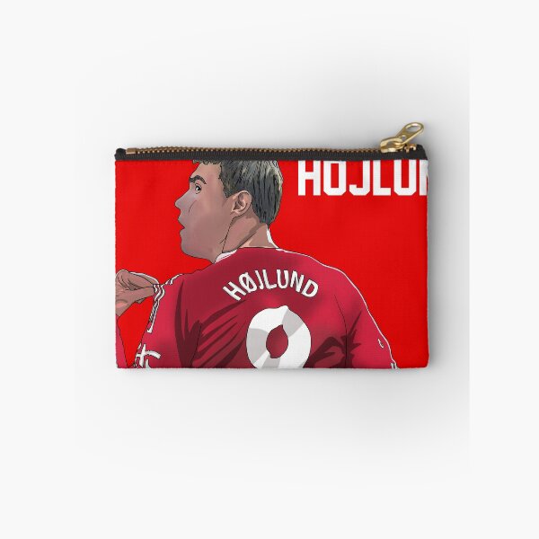 Aperçu de l'œuvre Hojlund : la dernière sensation en attaquant de Manchester United créée et vendue par GrizzlyCollective.