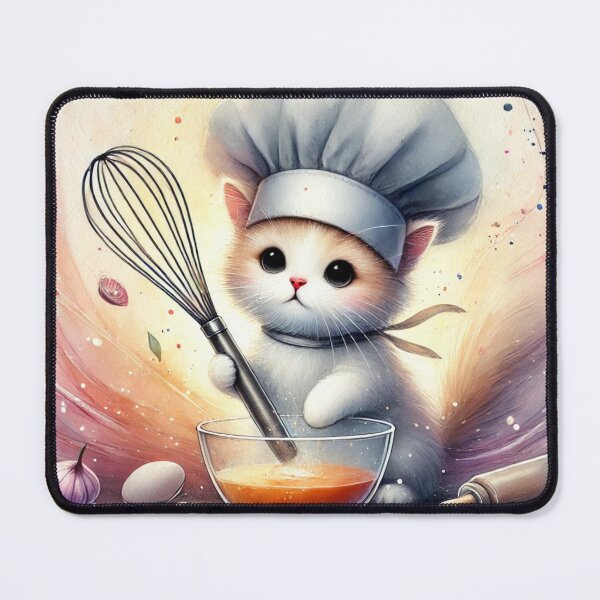 Item preview, Would You Like To Cook With This Cat Chef? designed and sold by NoelaniArt.