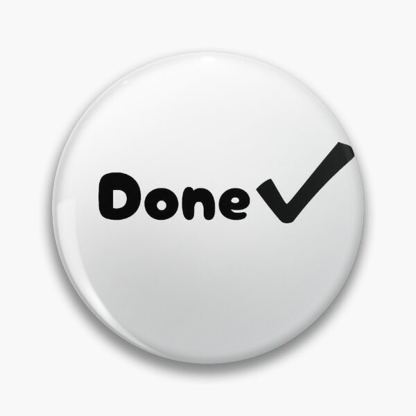 Item preview, Simply Done: Minimalist Statement Sticker designed and sold by ArtQueen777.