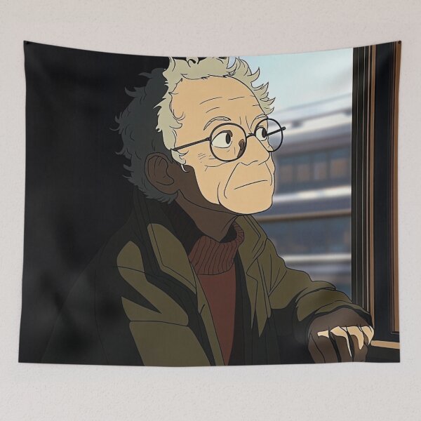 Item preview, Jean Baudrillard | Anime style designed and sold by ComicsFactory.