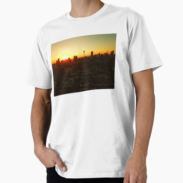 Item preview, Sydney City skyline during the sunset designed and sold by The-Drone-Man.