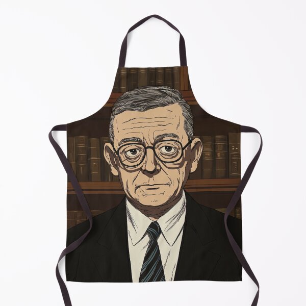 Item preview, Jean-Paul Sartre | Anime style designed and sold by ComicsFactory.