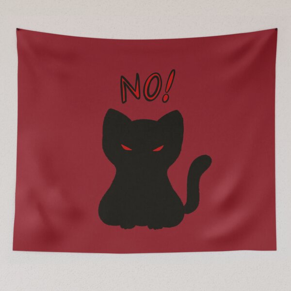 Item preview, Funny black killer cat  designed and sold by Mermaidssparkle.