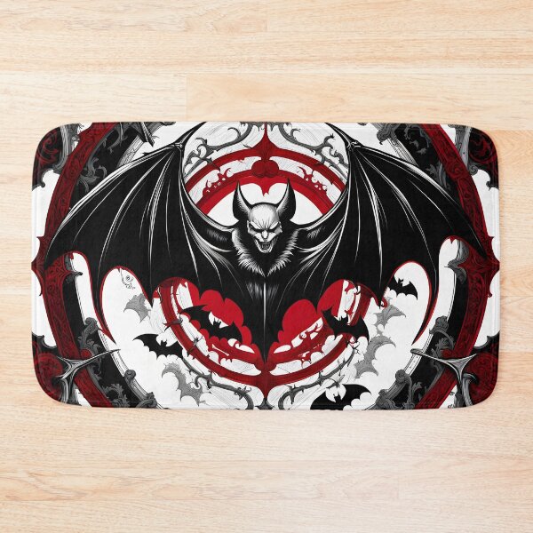 Item preview, Gothic Halloween mandala with bats designed and sold by MandalasShops.