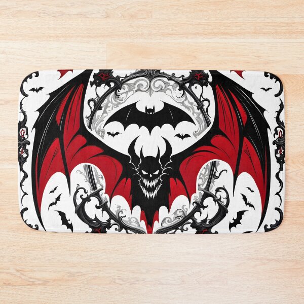 Item preview, Gothic Mandala of Demon and Bats designed and sold by MandalasShops.