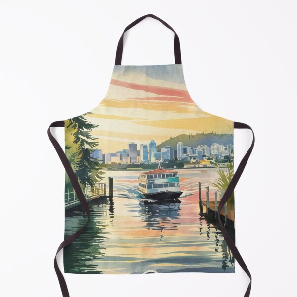 Item preview, Vancouver Vintage Travel Poster designed and sold by TravelerRat.