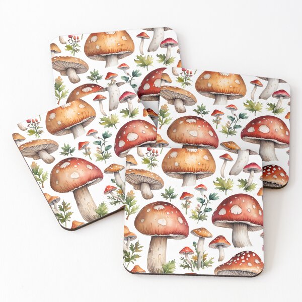 Item preview, Hongos clásicos de acuarela designed and sold by gjsart.