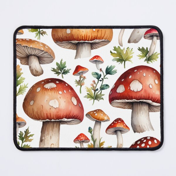 Item preview, Classic Watercolor Mushrooms designed and sold by gjsart.