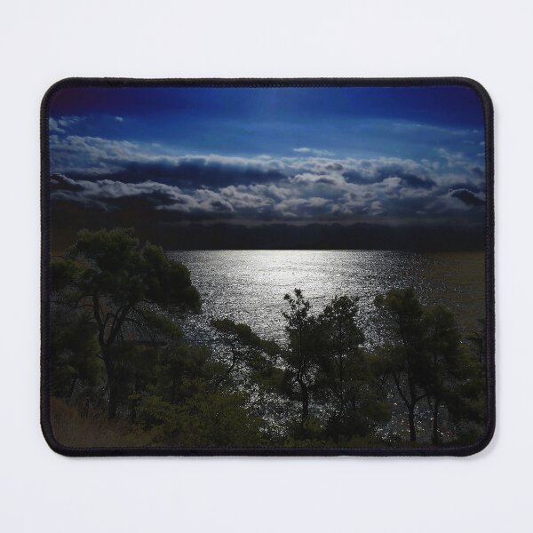 Item preview, Sea view with pines, Alonissos, dark edit 1 designed and sold by paulboizot.