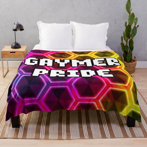 Item preview, Gaymer Pride Gamer LGBT Rainbow Hexagons designed and sold by PhyrexiaB.