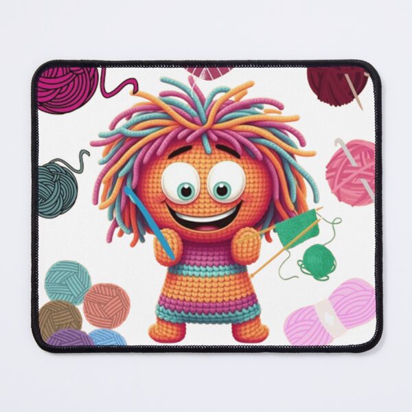 Item preview, Yarn Girl Featuring Yarn for Crochet Knitting designed and sold by Craftdrawer.