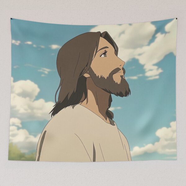 Item preview, Jesus Christ | Anime style designed and sold by ComicsFactory.
