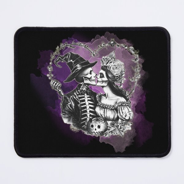 Item preview, Deathly Love - Gothic Skeleton Couple Halloween designed and sold by Klaudesign.