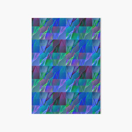 Aperçu de l'œuvre Madras électrique // Bleu créée et vendue par House of KE Designs.