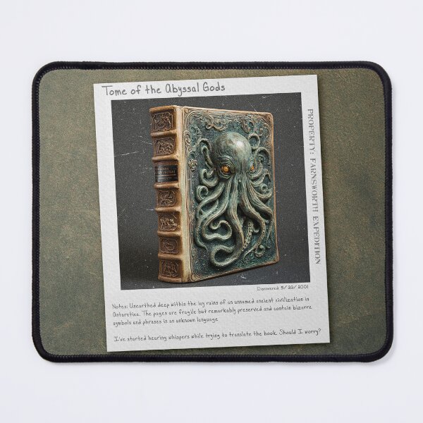 Item preview, Tome of the Abyssal Gods, Dame Julia Farnsworth Book Expeditions designed and sold by Playing In Mud.