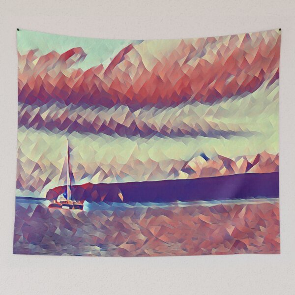 Item preview, Sailboat Kaho'olawe designed and sold by Scurvy Dawg Design.