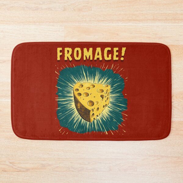 Aperçu de l'œuvre FROMAGE ! CADEAU AMUSANT POUR AMATEURS DE FROMAGE BIG BOSS CHEESY créée et vendue par NikoDeeko.