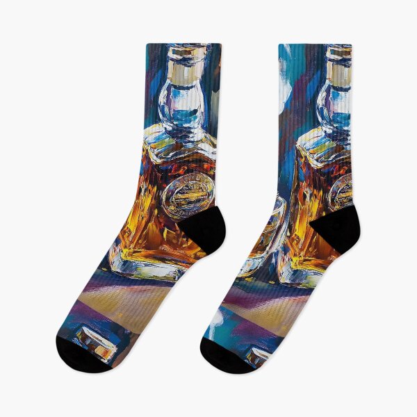 Item preview, Savor the Luxury of Whiskey and Cigar in a Swirling Dance of Colors Abstract Digital Art designed and sold by OlfactoART Studio.